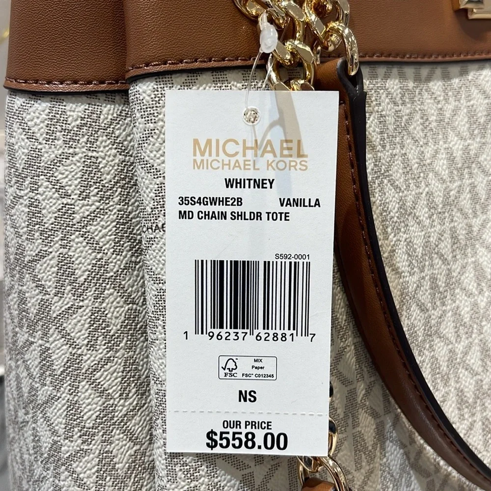 Michael Kors Whitney Medium Signature Logo Tote Bag
Vanilla
NWT - Picture 9 of 16